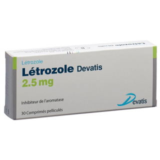 ЛЕТРОЗОЛ Деватис пленочные таблетки 2,5 мг