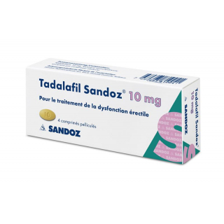 ТАДАЛАФИЛ Сандоз таблетки пленочные 10 мг