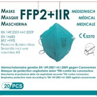 VASANO Maske FFP2 + Typ IIR türkis D/F/I