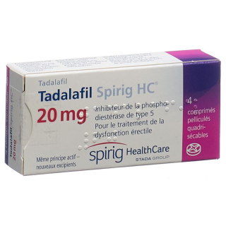TADALAFIL Spirig HC пленочная таблетка 20 мг