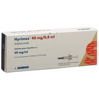 Hyrimoz Inj Lös 40 мг/0,8мл 2 Фертспр 0,8 мл