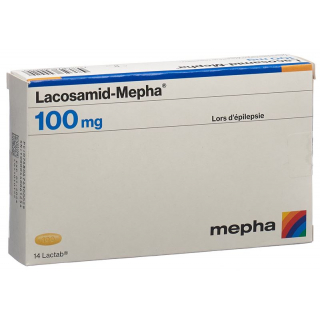 Лакосамид-Мефа Лактаб 100 мг 168 шт.