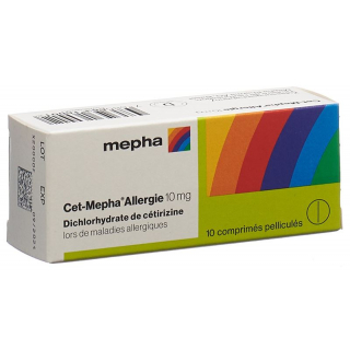 CET Mepha Allergy Filmtable 10 мг