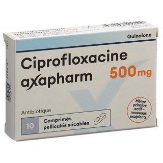 Ципрофлоксацин аксафарм Фильмтабл 500 мг 20 шт.