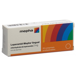Лоперамид-Мефа лингвальные таблетки 2 мг 20 шт.