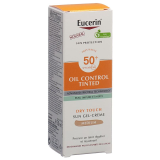 EUCERIN SUN Масло для лица Cont Gel Cr Med LSF50+