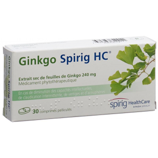 GINKGO Spirig HC пленочная таблетка 240 мг