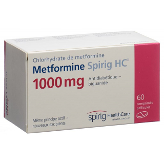 METFORMIN Spirig HC Filmtabl 1000 mg