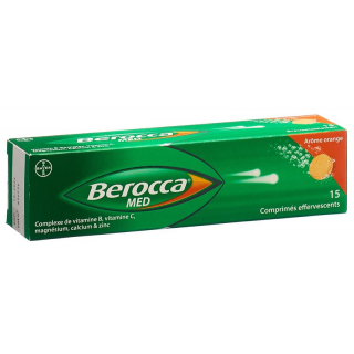 BEROCCA MED шипучие таблетки с ароматом апельсина