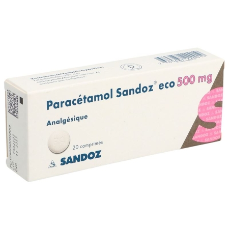 PARACETAMOL Sandoz eco Tabl 500 mg