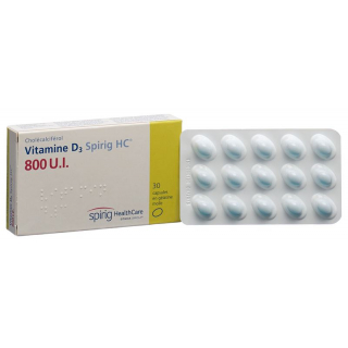Витамин Д3 Спириг 800 МЕ 30 капсул
