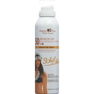 SOLEIL DES ÎLES Milch Sprühnebel SPF50 Koko