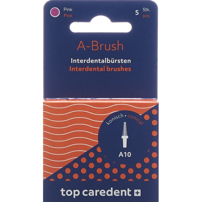 TOP CAREDENT A-Brush 10 IDBH-P pink kon