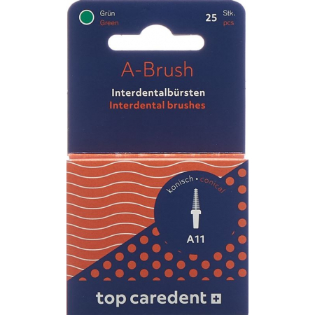 TOP CAREDENT A-Brush 11 IDBH-GK grün kon