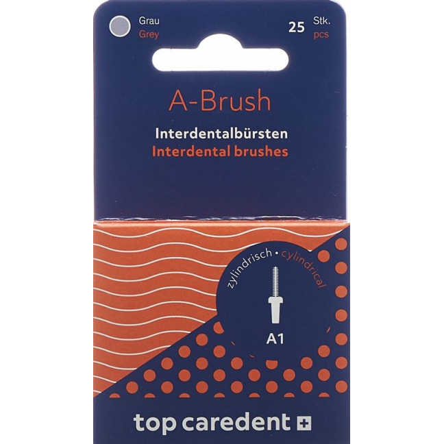 TOP CAREDENT A-Brush 1 IDBH-X grau