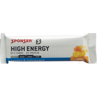 SPONSER High Energy Bar Apricot Vanilla