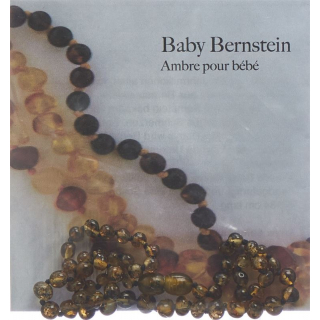 SELENAS Baby Bernsteinkette 32-34cm grün abgerun