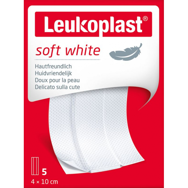 LEUKOPLAST soft white 4x10cm