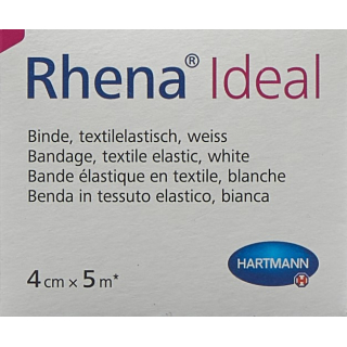 Бинт эластичный Rhena Ideal 4смх5м белый