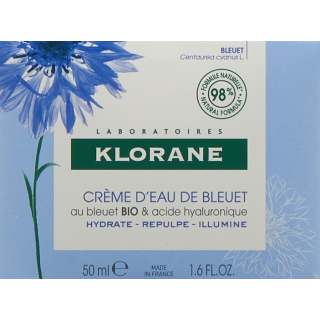 Klorane Bleuet Органический увлажняющий крем 50 мл