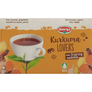 Чай Morga Curcuma Lovers в пакетиках с органическими бутонами, 20 шт.