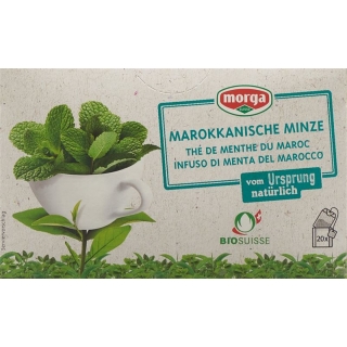 Чай Morga Morocco с мятой и крышкой Organic Bud Btl 20 шт.
