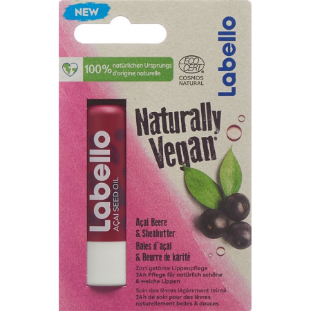 LABELLO Naturally vegan Açai COSMOS NAT