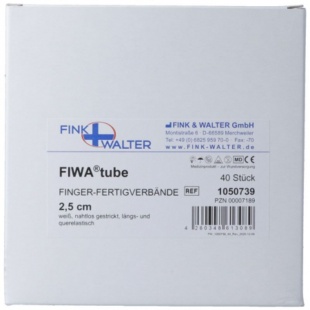 FIWA бинты для пальцев с трубкой 2,5см в коробке 40 шт.