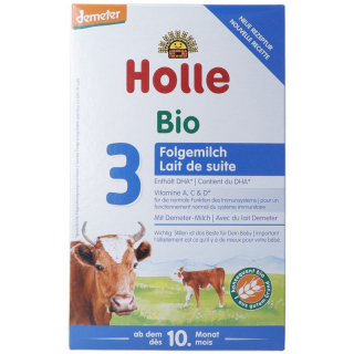 Органическое молочко Holle 3 упаковки 600 г