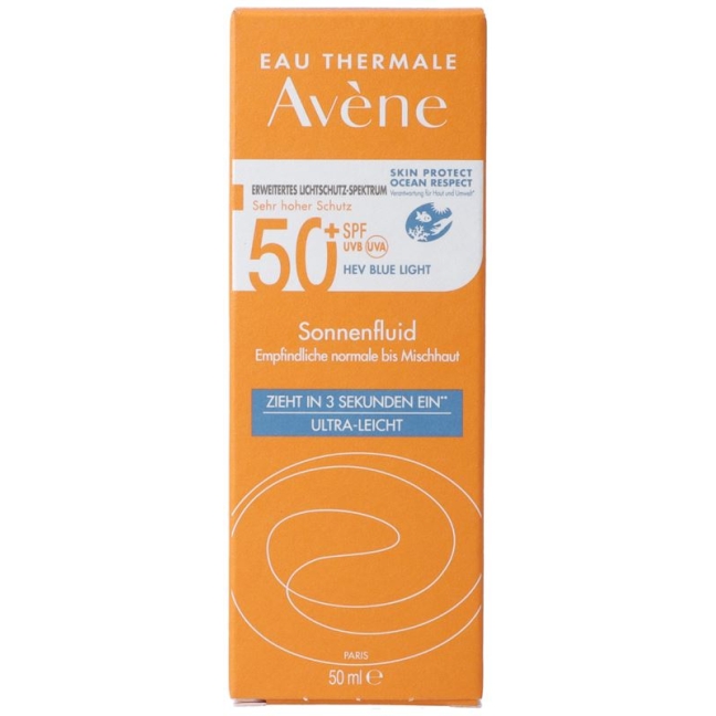 Сонцезахисний флюїд AVENE SUN SPF50+