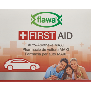 FLAWA Auto-Apotheke Maxi Bag rot