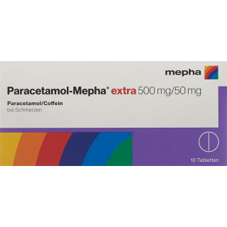 Парацетамол-Мефа экстра табл 500мг/50мг 10 шт