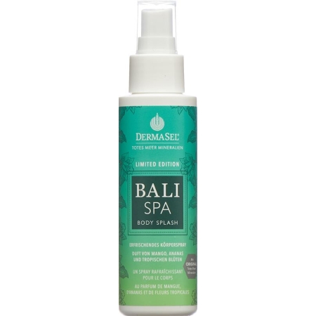 DermaSel Body Splash Spray Bali Spa, немецкая/французская ограниченная серия, 100 мл