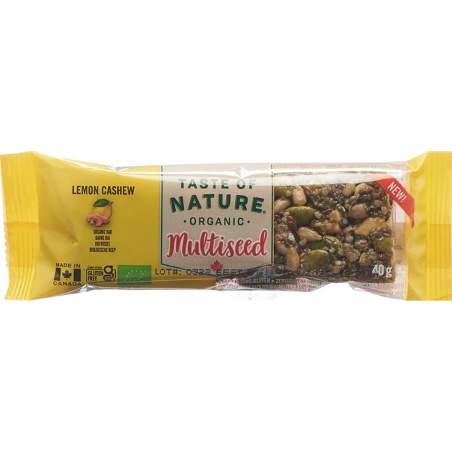 TASTE OF NATURE Multiseed Lem Cashew Bio