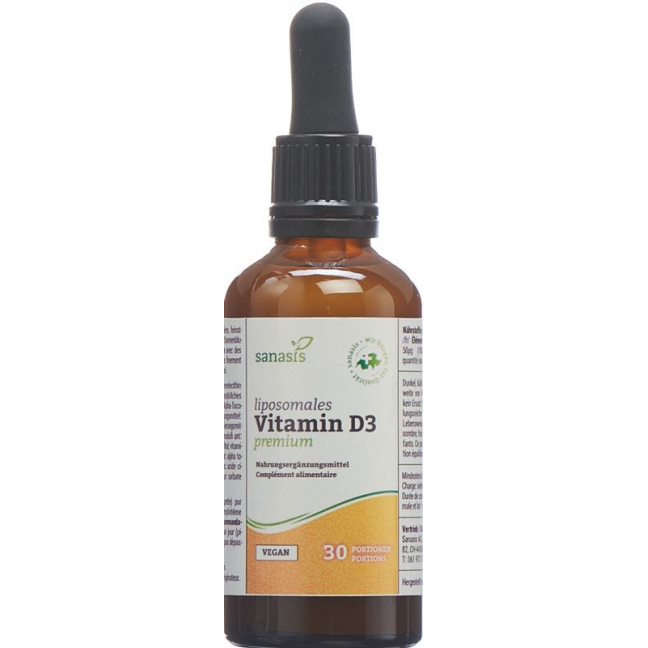 SANASIS Vitamin D3 liposomal pre vegan