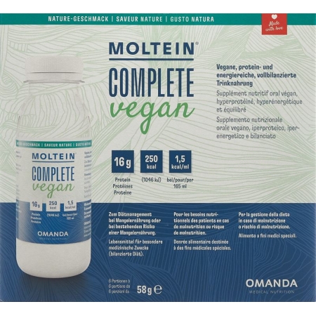 Moltein Complete Vegan Nature 6 FL 58г