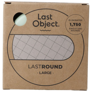 Многоразовые ватные диски LastRound, широкие, зеленые