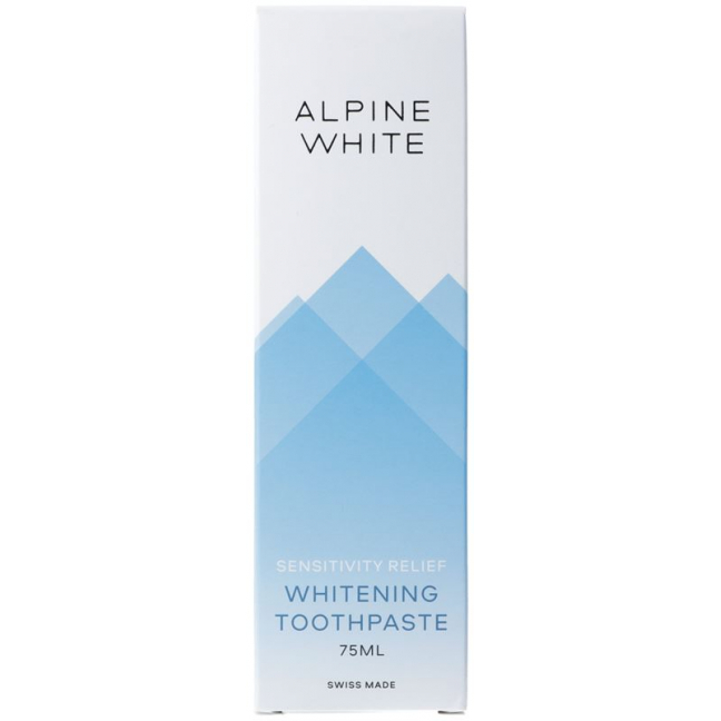 Зубная паста Alpine White отбеливающая, облегчение чувствительности, 75 мл