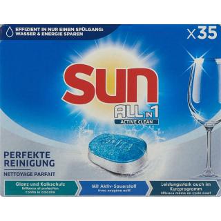 SUN All-in-1 Active Clean Tabs Regular
