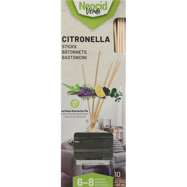 NEOCID VERDE Citronella 10 Sticks mit Fl 65ml