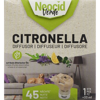 NEOCID VERDE Citronella Diffusor mit Flasche 33ml