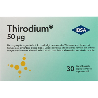 Тиродиум мягкие капсулы 50 мкг йода 30 шт.