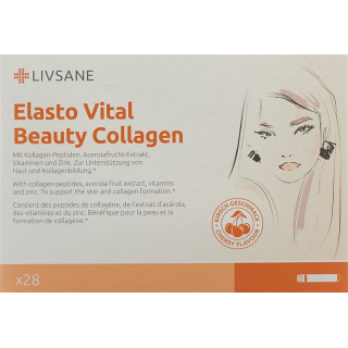 Livsane Elasto Vital Beauty Коллаген Ампер 28 шт