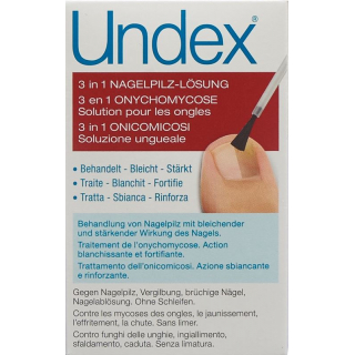 Undex 3 в 1 флакон настойки для ногтей 7 мл