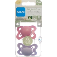 MAM Original Nuggi Pure Rubber 0-6 місяців 2 шт
