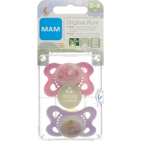 MAM Night Nuggi Pure rubber 0-6м