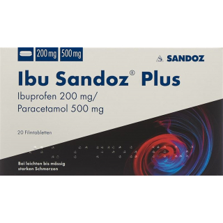 IBU Sandoz Plus пленочная таблетка 200 мг/500 мг