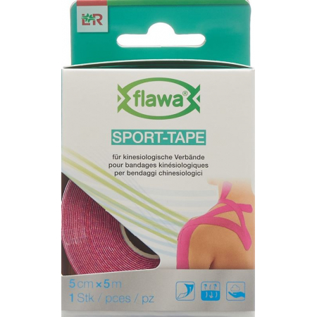 FLAWA Sport-Tape 5cmx5m pink