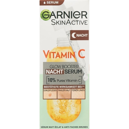 GARNIER Skinactive Ночная сыворотка с витамином С