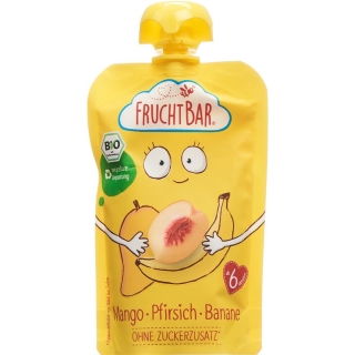 FRUCHTBAR Fruchtpüree Bio Mango Pfirs Bana n